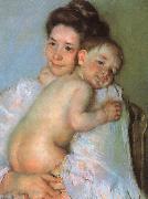 Mary Cassatt Mother Berthe Holding her Baby oil painting on canvas